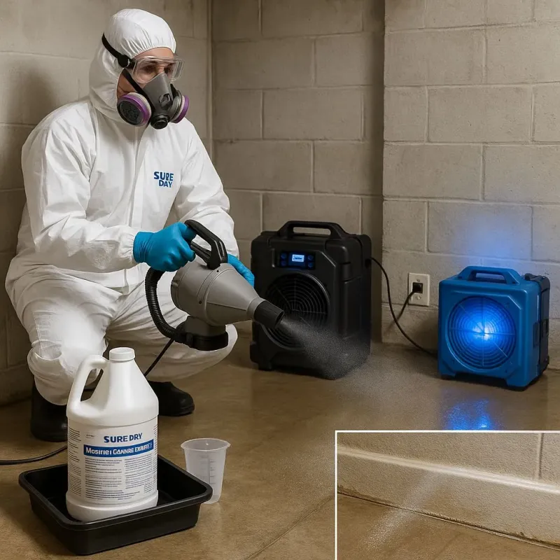 Sanitization and Odor Removal process in Westminster, LA